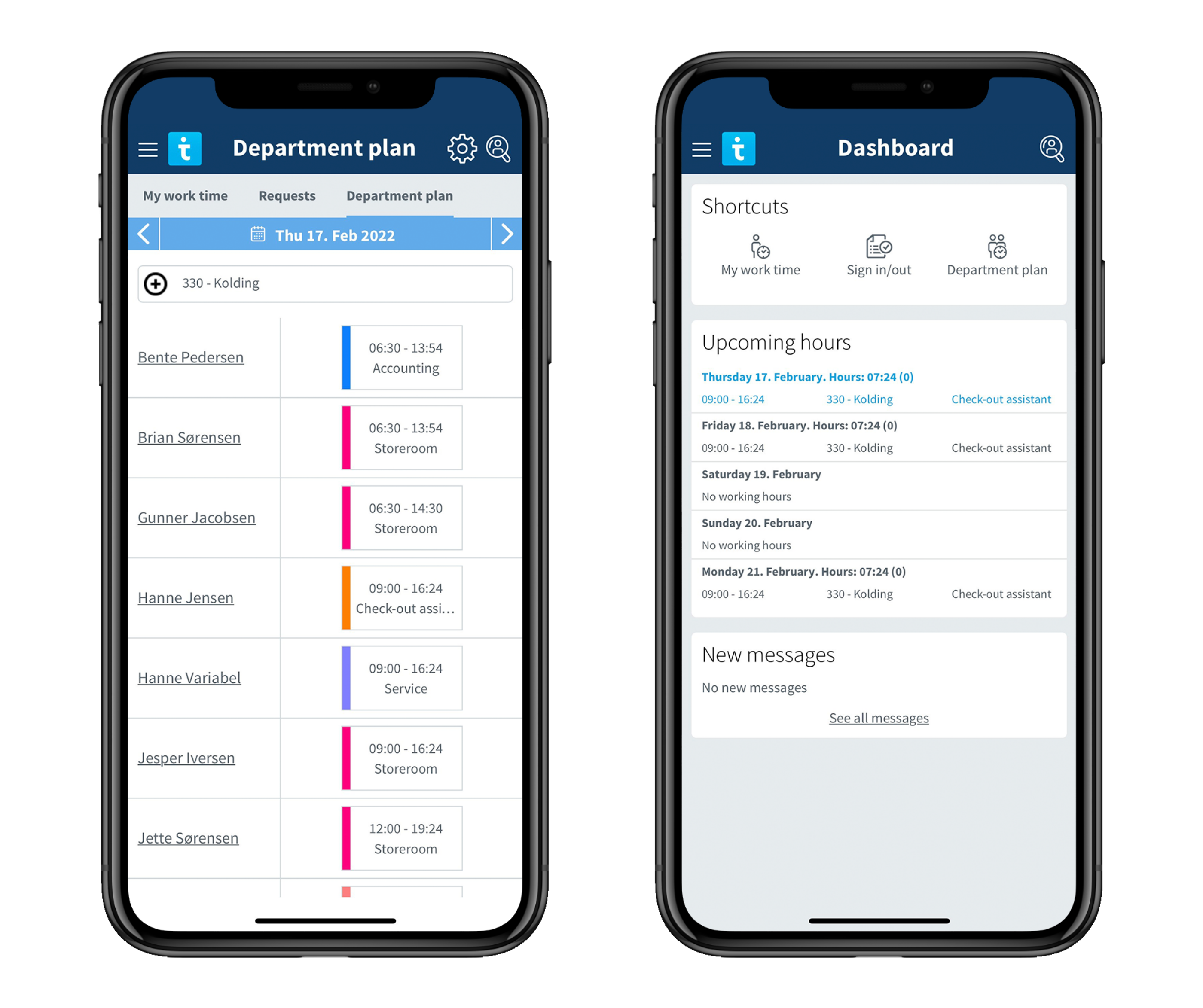 Time and attendance of your workforce with TimePlan